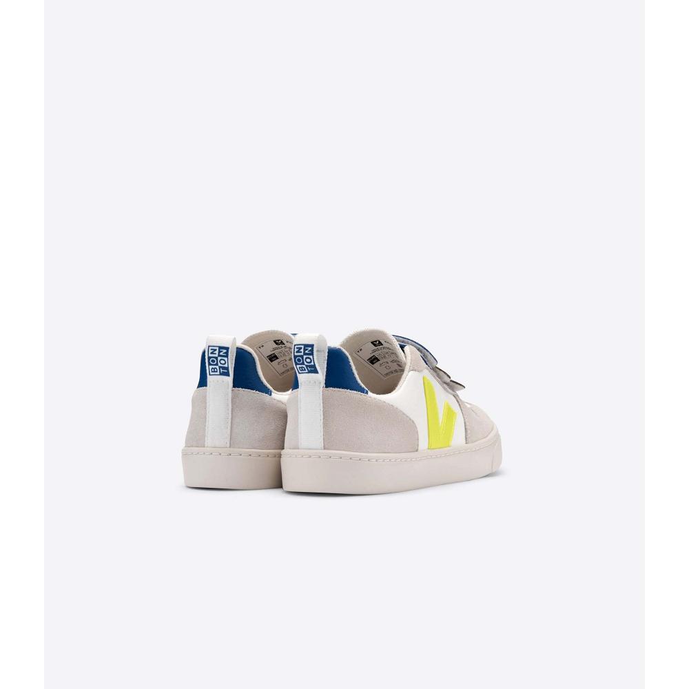 Veja V-10 X BONTON Tenisky Detske White/Blue | SK 843WNB